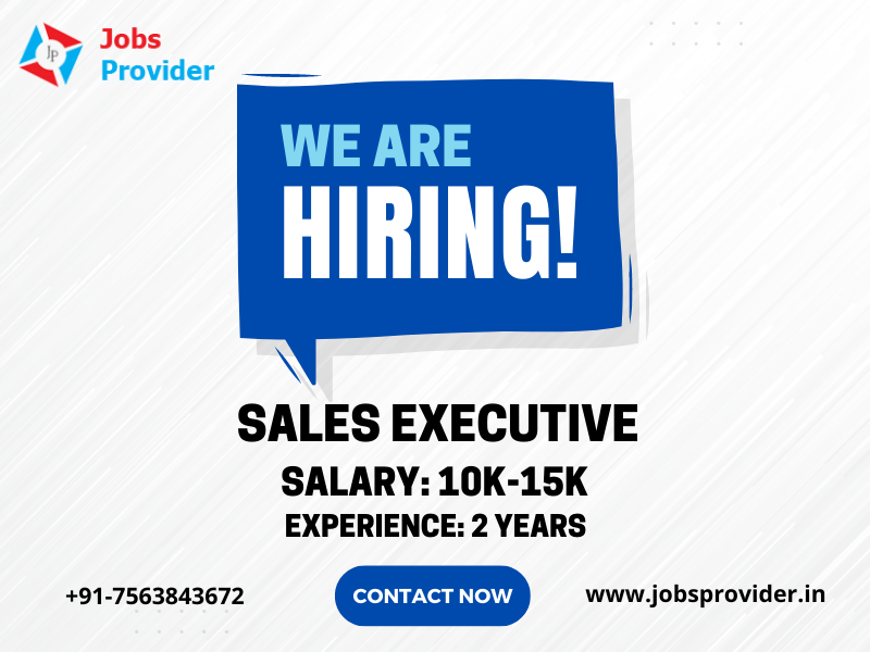 Job Sales Executive — GMB Post design by Abhijit